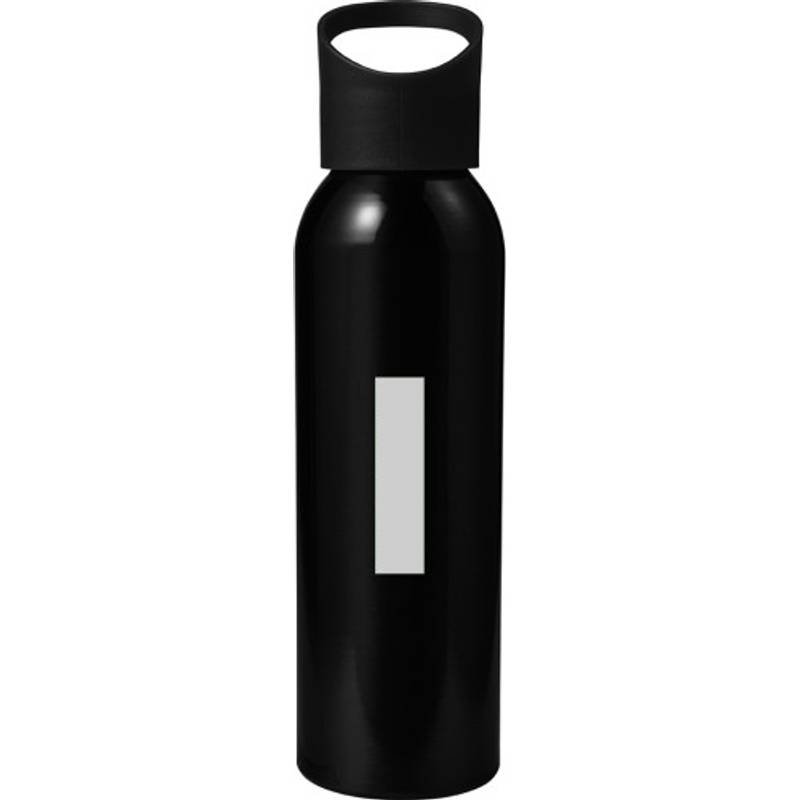 Zenika láhev na vodu s uzávěrem, 600 ml, černá Zenika láhev na vodu s uzávěrem, 600 ml, černá