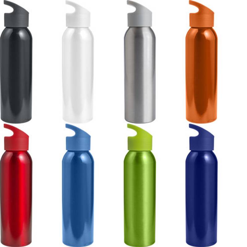 Zenika láhev na vodu s uzávěrem, 600 ml, černá Zenika láhev na vodu s uzávěrem, 600 ml, černá