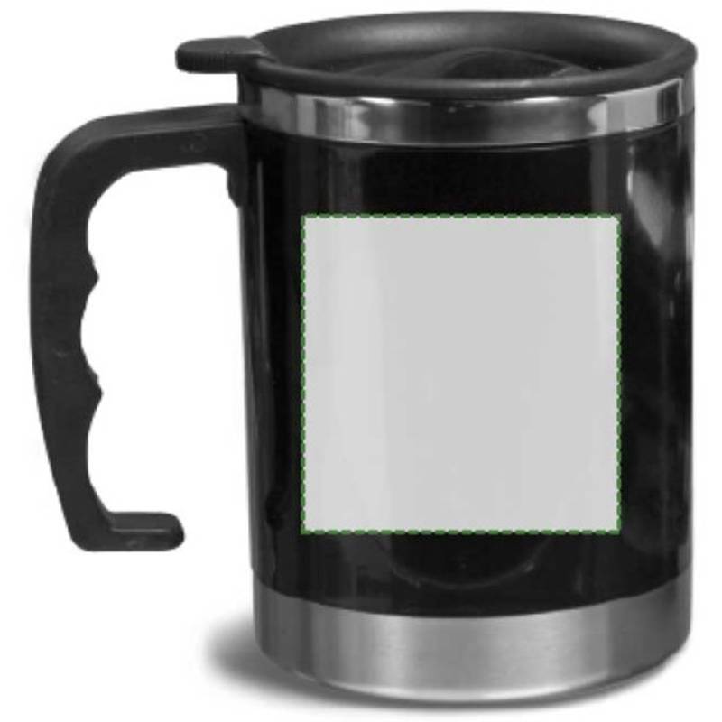 KANTON termohrnček, 400 ml, čierna KANTON termohrnček, 400 ml, čierna