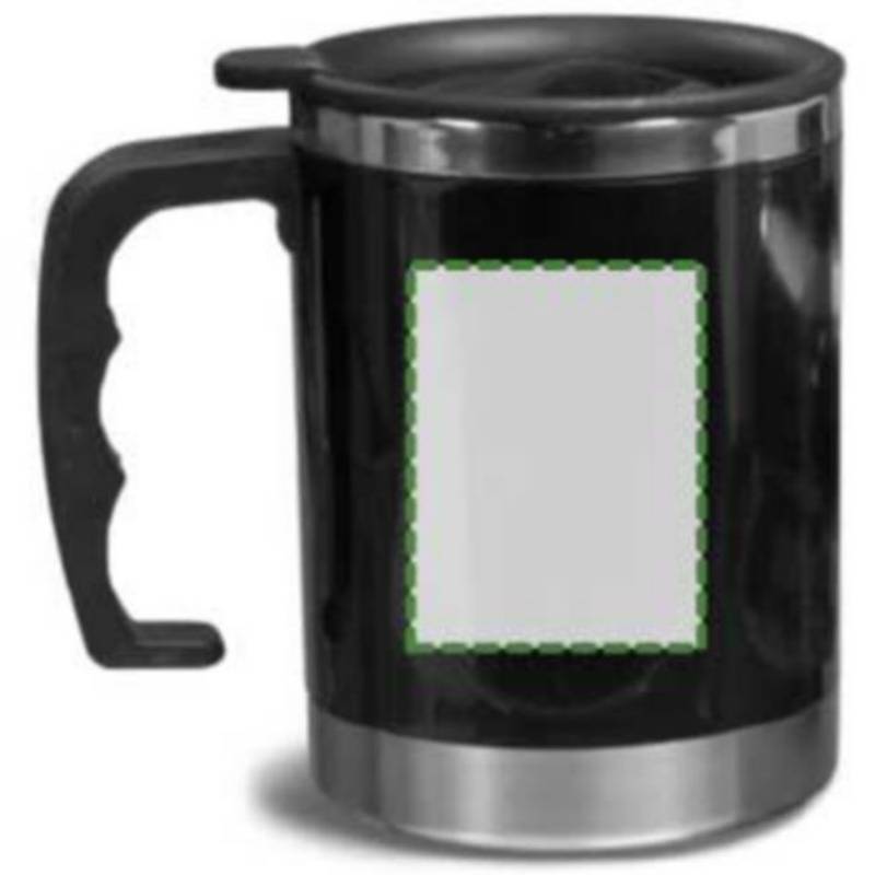 KANTON termohrnček, 400 ml, čierna KANTON termohrnček, 400 ml, čierna