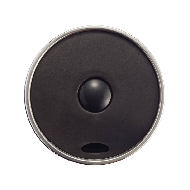 Termohrnček, 300 ml, strieborný vrchnák, čierna Termohrnček, 300 ml, strieborný vrchnák, čierna