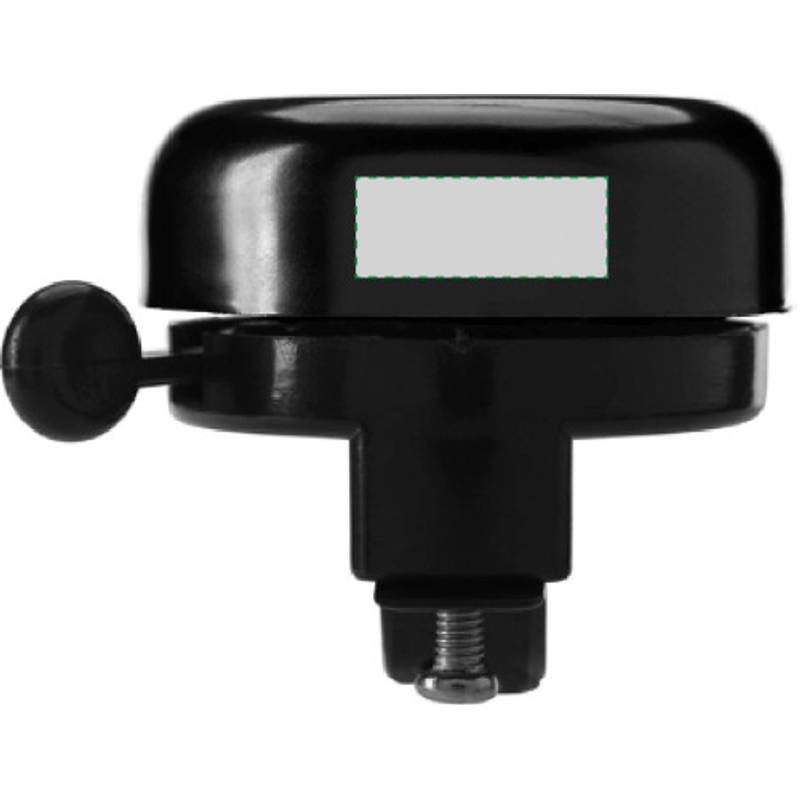 Hliníkový zvonček na bicykel, čierna Hliníkový zvonček na bicykel, čierna