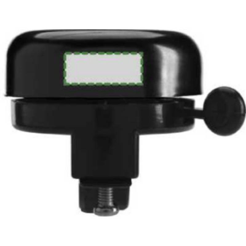 Hliníkový zvonček na bicykel, čierna Hliníkový zvonček na bicykel, čierna