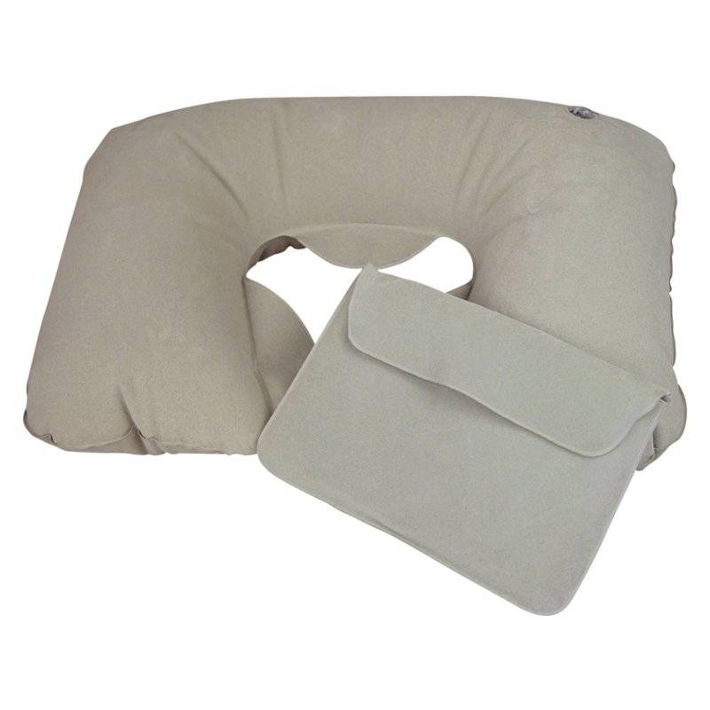 Cestovní nafukovací polštářek, stříbrná Cestovní nafukovací polštářek, stříbrná