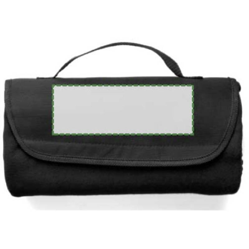 Cestovní deka s nylon.uchom, 133 x 120 cm, černá Cestovní deka s nylon.uchom, 133 x 120 cm, černá