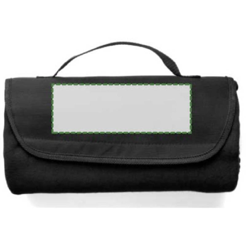 Cestovní deka s nylon.uchom, 133 x 120 cm, černá Cestovní deka s nylon.uchom, 133 x 120 cm, černá