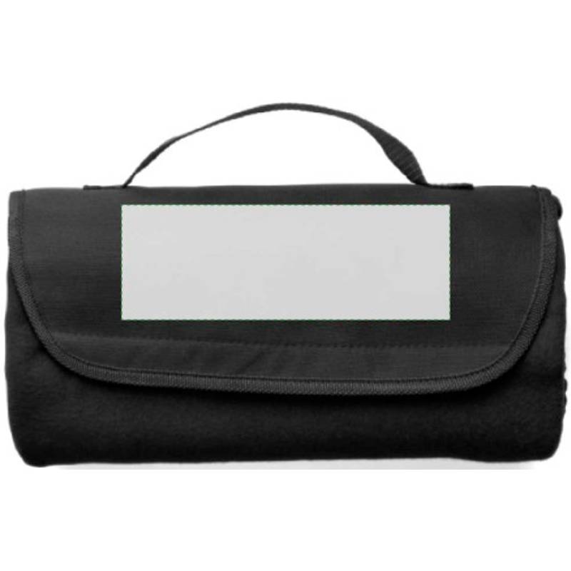 Cestovní deka s nylon.uchom, 133 x 120 cm, černá Cestovní deka s nylon.uchom, 133 x 120 cm, černá