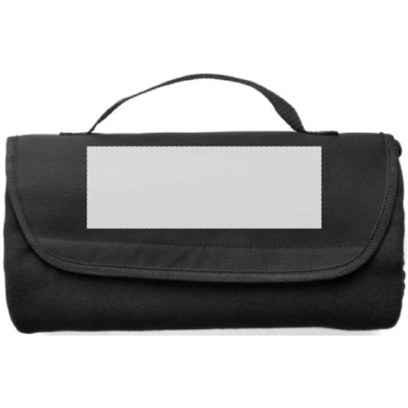 Cestovní deka s nylon.uchom, 133 x 120 cm, černá Cestovní deka s nylon.uchom, 133 x 120 cm, černá