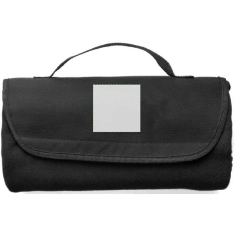 Cestovní deka s nylon.uchom, 133 x 120 cm, černá Cestovní deka s nylon.uchom, 133 x 120 cm, černá