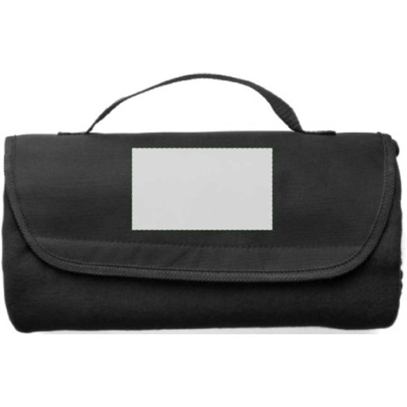 Cestovní deka s nylon.uchom, 133 x 120 cm, černá Cestovní deka s nylon.uchom, 133 x 120 cm, černá