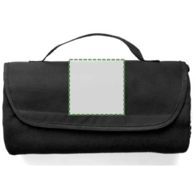 Cestovní deka s nylon.uchom, 133 x 120 cm, černá Cestovní deka s nylon.uchom, 133 x 120 cm, černá