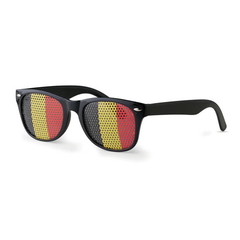 Okuliare s Belgickou vlajkou na sklách Okuliare s Belgickou vlajkou na sklách