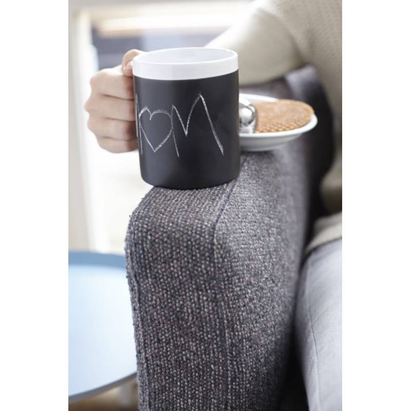 CARLIN keramický hrnek s plochou na kreslení, červená a černá CARLIN keramický hrnek s plochou na kreslení, červená a černá