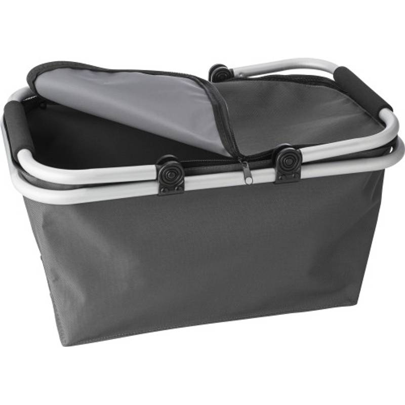 OXFORD BASKET skládací nákupní košík z materiálu typu Oxford, šedá OXFORD BASKET skládací nákupní košík z materiálu typu Oxford, šedá