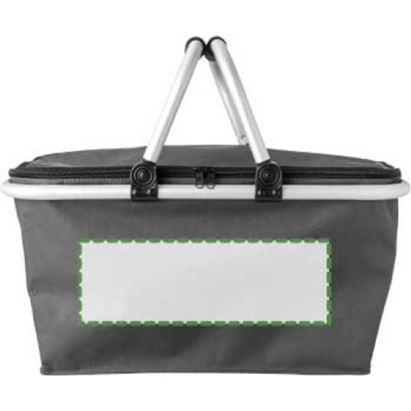 OXFORD BASKET skládací nákupní košík z materiálu typu Oxford, šedá OXFORD BASKET skládací nákupní košík z materiálu typu Oxford, šedá