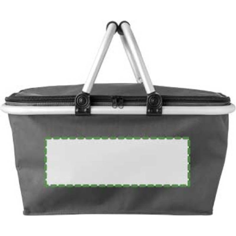 OXFORD BASKET skládací nákupní košík z materiálu typu Oxford, šedá OXFORD BASKET skládací nákupní košík z materiálu typu Oxford, šedá