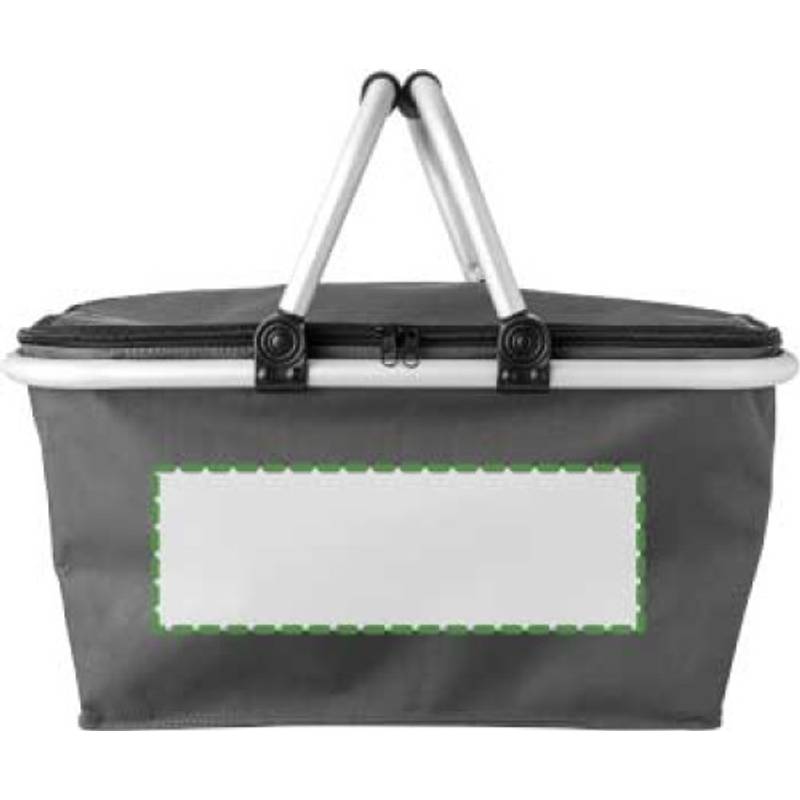 OXFORD BASKET skládací nákupní košík z materiálu typu Oxford, šedá OXFORD BASKET skládací nákupní košík z materiálu typu Oxford, šedá