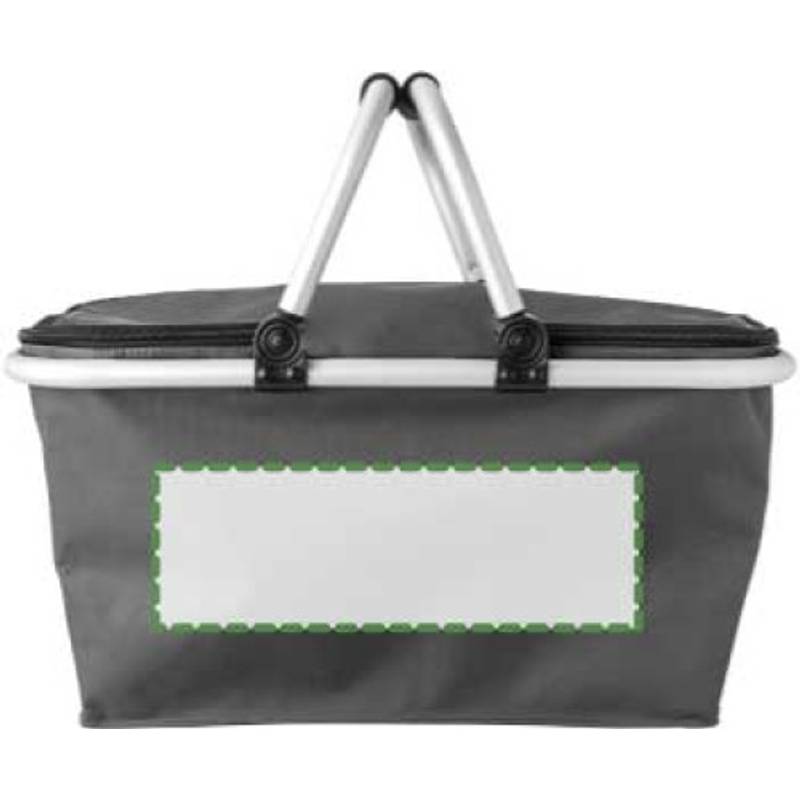 OXFORD BASKET skládací nákupní košík z materiálu typu Oxford, šedá OXFORD BASKET skládací nákupní košík z materiálu typu Oxford, šedá