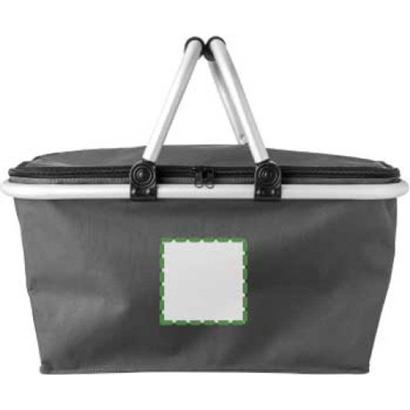 OXFORD BASKET skládací nákupní košík z materiálu typu Oxford, šedá OXFORD BASKET skládací nákupní košík z materiálu typu Oxford, šedá