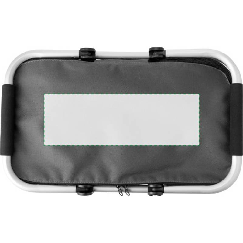 OXFORD BASKET skládací nákupní košík z materiálu typu Oxford, šedá OXFORD BASKET skládací nákupní košík z materiálu typu Oxford, šedá