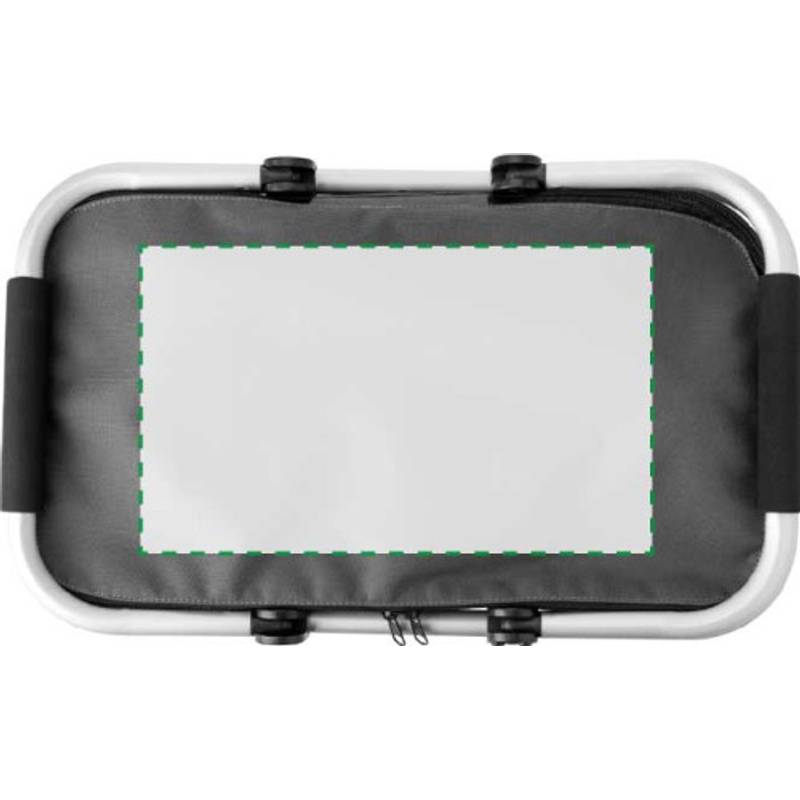 OXFORD BASKET skládací nákupní košík z materiálu typu Oxford, šedá OXFORD BASKET skládací nákupní košík z materiálu typu Oxford, šedá