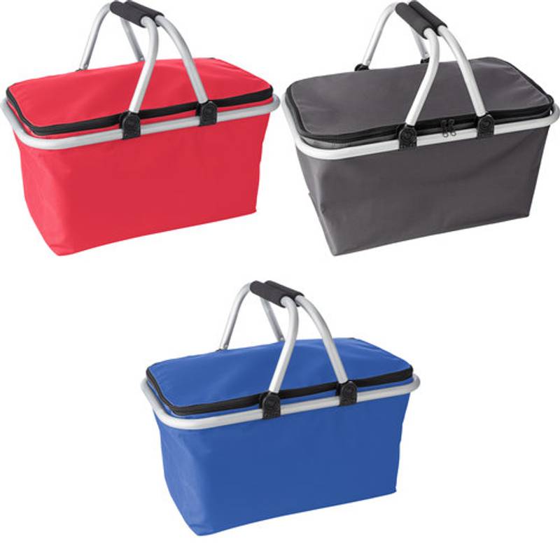 OXFORD BASKET skládací nákupní košík z materiálu typu Oxford, šedá OXFORD BASKET skládací nákupní košík z materiálu typu Oxford, šedá