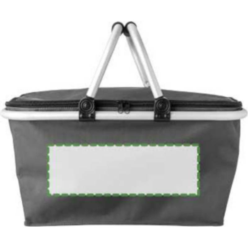 OXFORD BASKET skládací nákupní košík z materiálu typu Oxford, šedá OXFORD BASKET skládací nákupní košík z materiálu typu Oxford, šedá