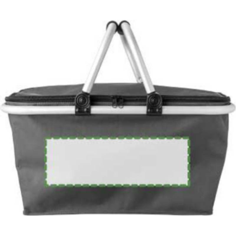 OXFORD BASKET skládací nákupní košík z materiálu typu Oxford, šedá OXFORD BASKET skládací nákupní košík z materiálu typu Oxford, šedá