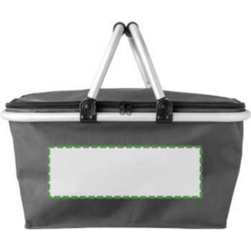 OXFORD BASKET skládací nákupní košík z materiálu typu Oxford, šedá OXFORD BASKET skládací nákupní košík z materiálu typu Oxford, šedá