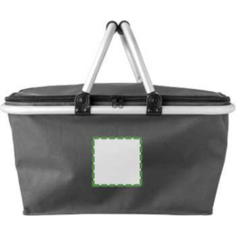 OXFORD BASKET skládací nákupní košík z materiálu typu Oxford, šedá OXFORD BASKET skládací nákupní košík z materiálu typu Oxford, šedá