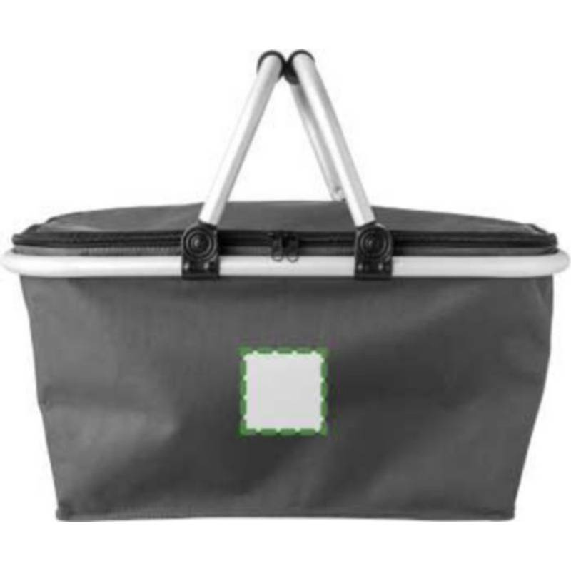 OXFORD BASKET skládací nákupní košík z materiálu typu Oxford, šedá OXFORD BASKET skládací nákupní košík z materiálu typu Oxford, šedá