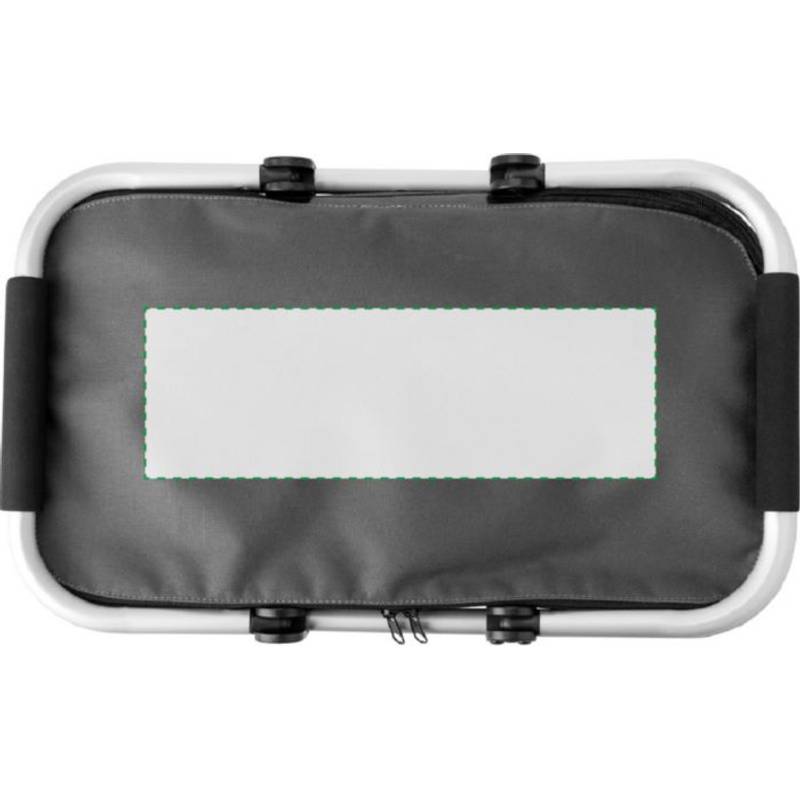 OXFORD BASKET skládací nákupní košík z materiálu typu Oxford, šedá OXFORD BASKET skládací nákupní košík z materiálu typu Oxford, šedá