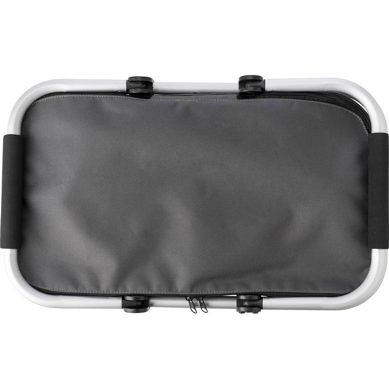 OXFORD BASKET skládací nákupní košík z materiálu typu Oxford, šedá OXFORD BASKET skládací nákupní košík z materiálu typu Oxford, šedá