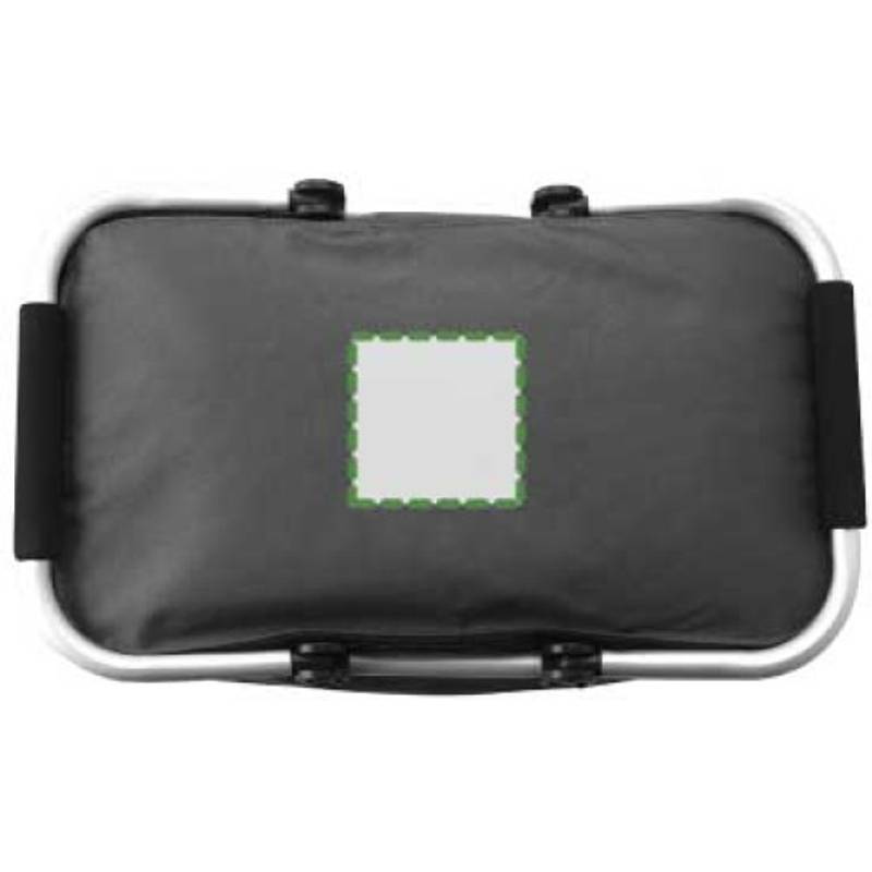 OXFORD COOLER skládací nákupní termokošík z materiálu typu Oxford, šedá OXFORD COOLER skládací nákupní termokošík z materiálu typu Oxford, šedá