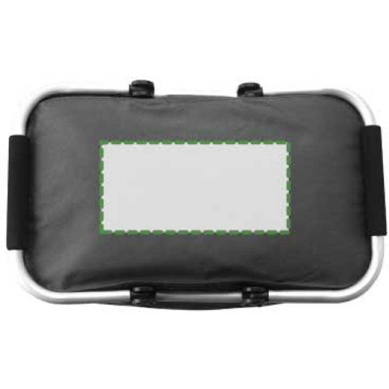 OXFORD COOLER skládací nákupní termokošík z materiálu typu Oxford, šedá OXFORD COOLER skládací nákupní termokošík z materiálu typu Oxford, šedá