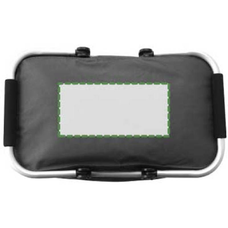 OXFORD COOLER skládací nákupní termokošík z materiálu typu Oxford, šedá OXFORD COOLER skládací nákupní termokošík z materiálu typu Oxford, šedá