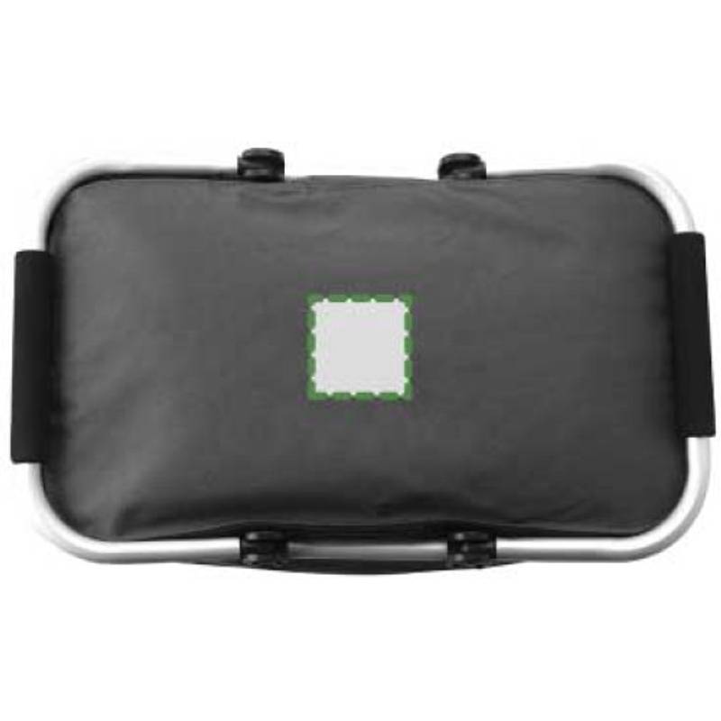 OXFORD COOLER skládací nákupní termokošík z materiálu typu Oxford, šedá OXFORD COOLER skládací nákupní termokošík z materiálu typu Oxford, šedá