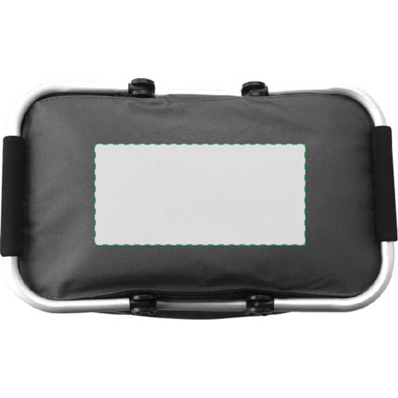 OXFORD COOLER skládací nákupní termokošík z materiálu typu Oxford, šedá OXFORD COOLER skládací nákupní termokošík z materiálu typu Oxford, šedá