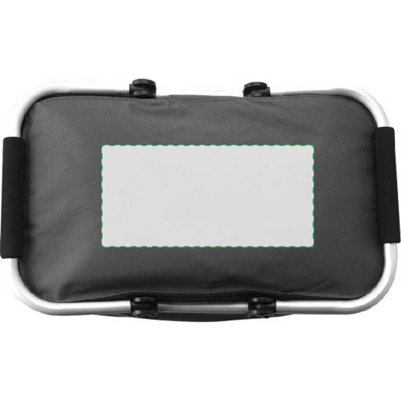 OXFORD COOLER skládací nákupní termokošík z materiálu typu Oxford, šedá OXFORD COOLER skládací nákupní termokošík z materiálu typu Oxford, šedá