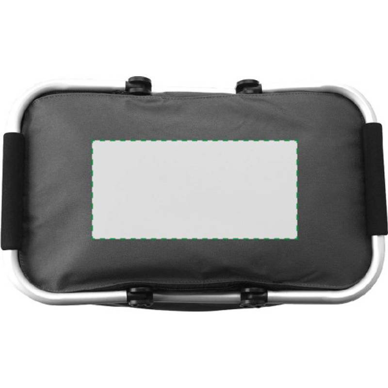 OXFORD COOLER skládací nákupní termokošík z materiálu typu Oxford, šedá OXFORD COOLER skládací nákupní termokošík z materiálu typu Oxford, šedá