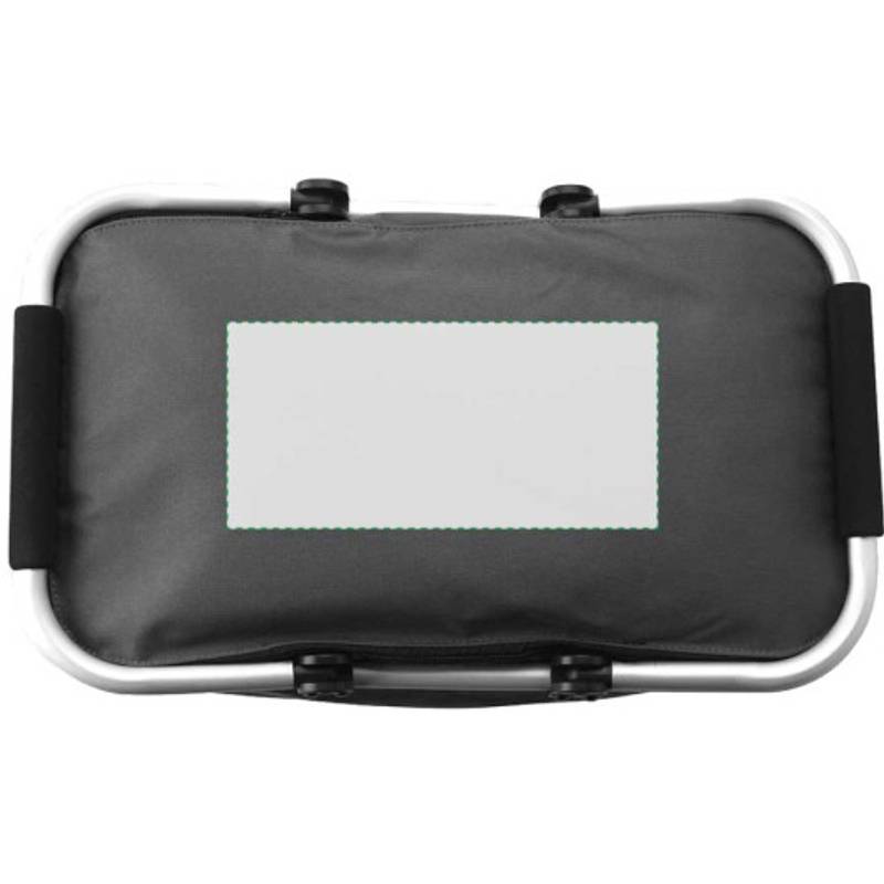 OXFORD COOLER skládací nákupní termokošík z materiálu typu Oxford, šedá OXFORD COOLER skládací nákupní termokošík z materiálu typu Oxford, šedá