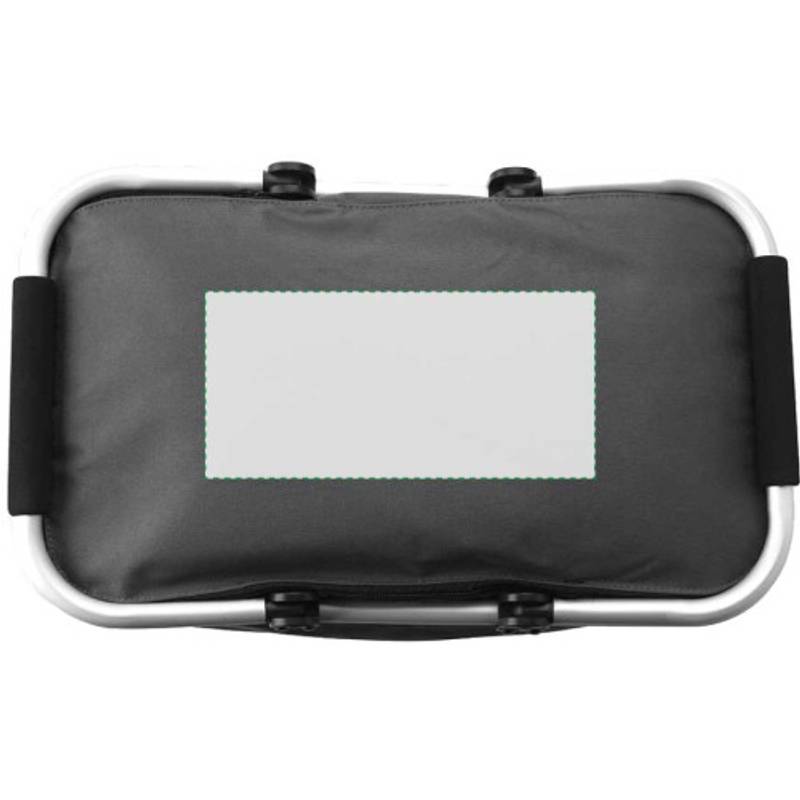 OXFORD COOLER skládací nákupní termokošík z materiálu typu Oxford, šedá OXFORD COOLER skládací nákupní termokošík z materiálu typu Oxford, šedá