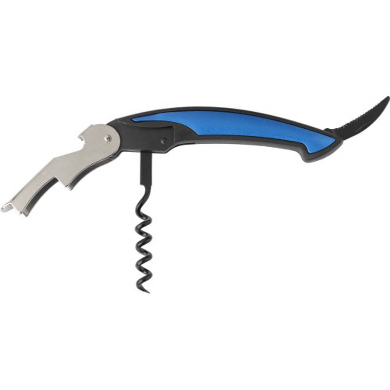 Číšnický nůž s vývrtkou na víno, černá Číšnický nůž s vývrtkou na víno, černá