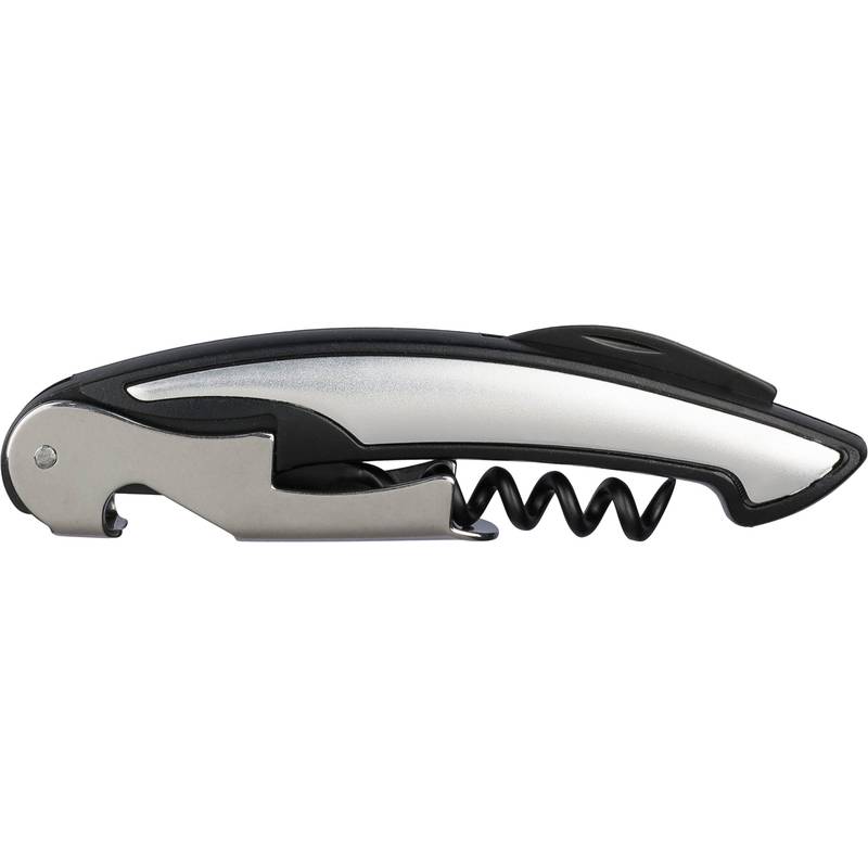 Číšnický nůž s vývrtkou na víno, černá Číšnický nůž s vývrtkou na víno, černá