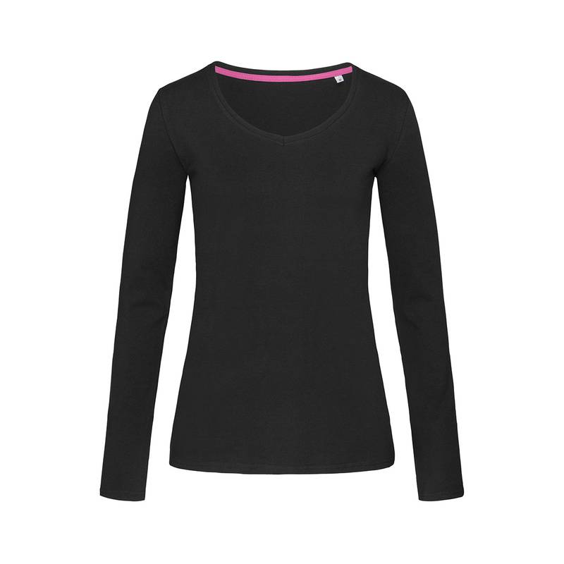 Tričko STEDMAN CLAIRE V-NECK LONG SLEEVE White biela S Tričko STEDMAN CLAIRE V-NECK LONG SLEEVE White biela S