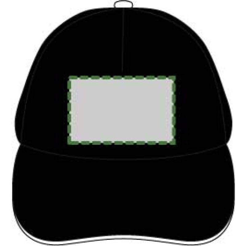 PROGRESA päťpanelová šiltovka, čierna PROGRESA päťpanelová šiltovka, čierna