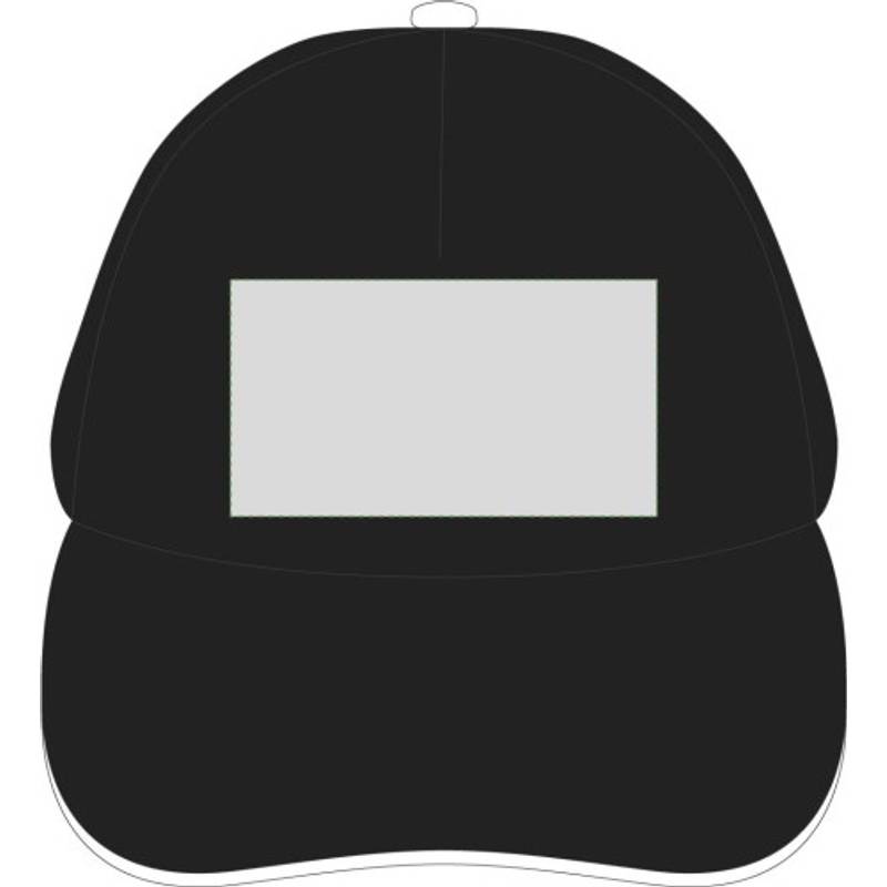 PROGRESA päťpanelová šiltovka, čierna PROGRESA päťpanelová šiltovka, čierna