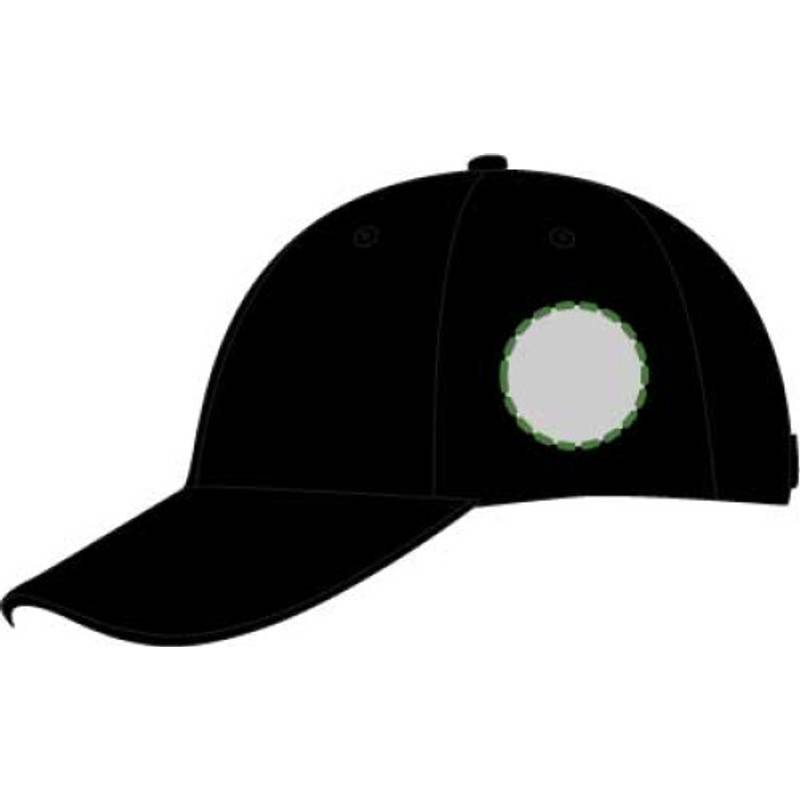 PROGRESA päťpanelová šiltovka, čierna PROGRESA päťpanelová šiltovka, čierna