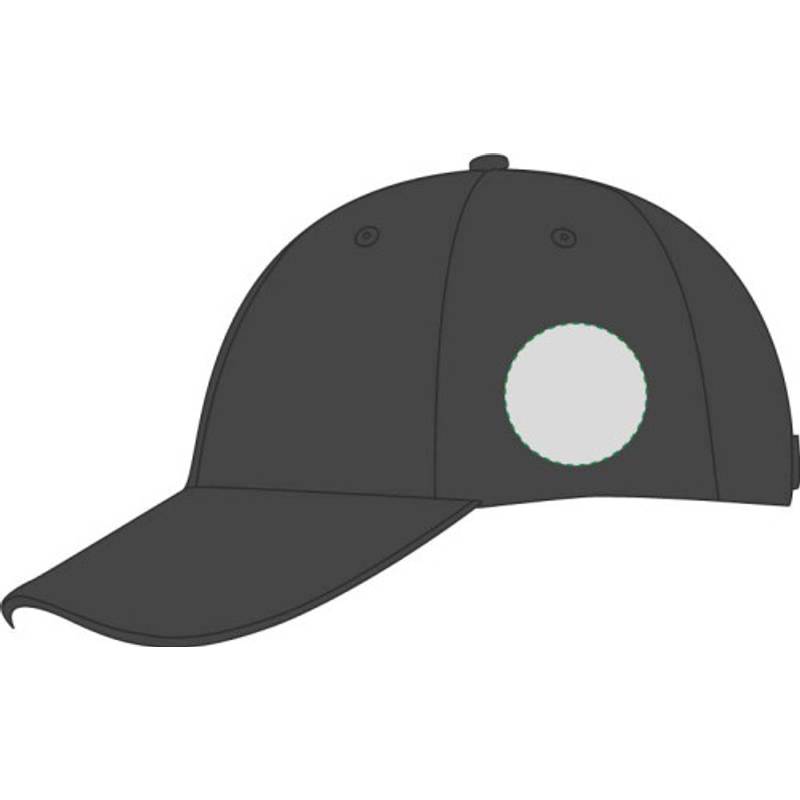 PROGRESA päťpanelová šiltovka, čierna PROGRESA päťpanelová šiltovka, čierna