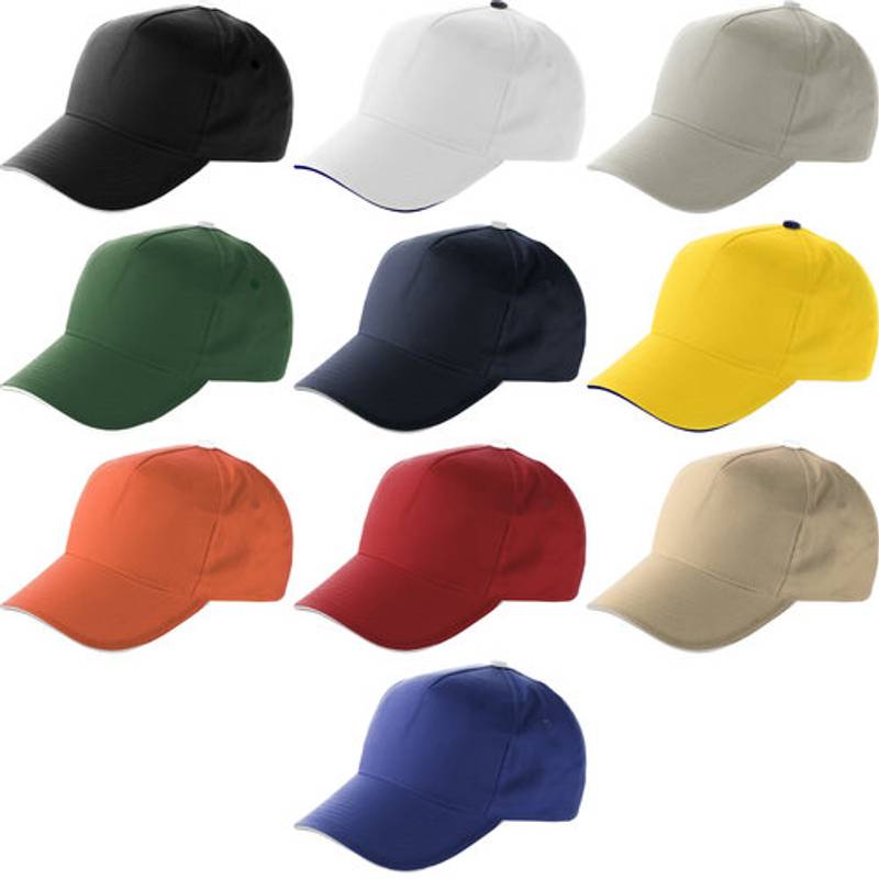 PROGRESA päťpanelová šiltovka, čierna PROGRESA päťpanelová šiltovka, čierna